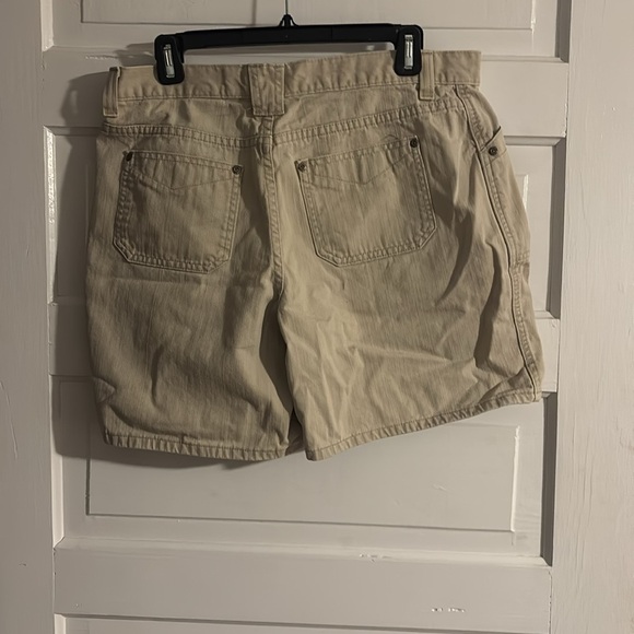 Women’s Tan Cargo Shorts - Picture 2 of 3